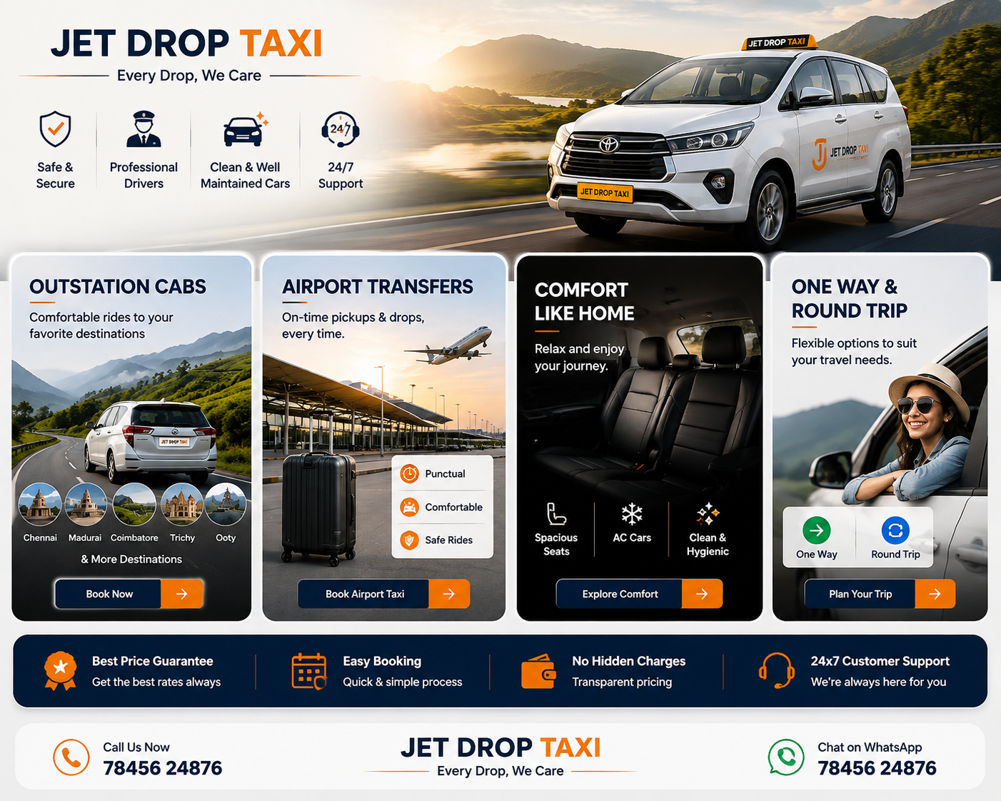 JetDrop Taxi customer